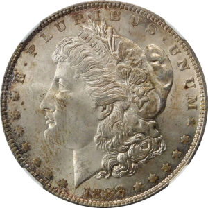 1888 Morgan Silver Dollar - NGC MS 63