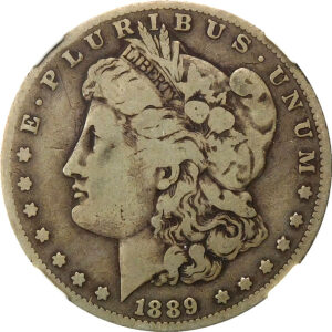 1889-CC Morgan Silver Dollar - NGC VG 8