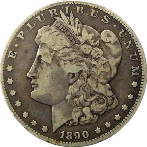 1890-CC Morgan Silver Dollar - PCGS F 15