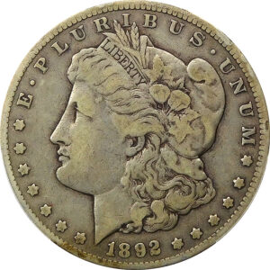 1892-CC Morgan Silver Dollar - PCGS VF 20