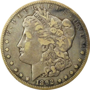 1892-CC Morgan Silver Dollar - PCGS VF 25