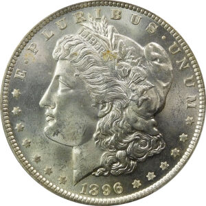 1896 Morgan Silver Dollar - PCGS MS 63