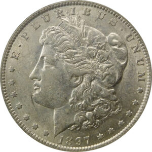 1897-O Morgan Silver Dollar - NGC AU 53