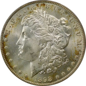 1898-O Morgan Silver Dollar - PCGS MS 64