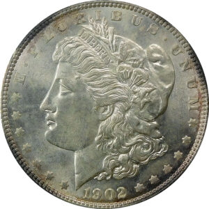 1902 Morgan Silver Dollar - PCGS MS 62