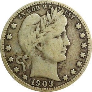 1903-S Barber Quarter - Fine