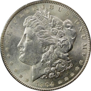 1904 Morgan Silver Dollar - PCGS MS 64