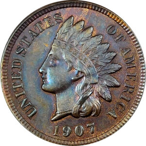 1907 Indian Head Cent - MS 63 BN #1