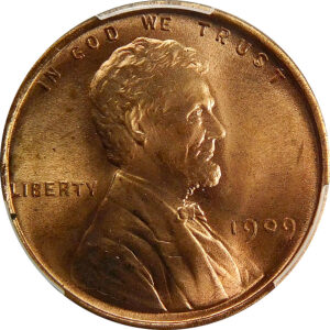 1909 VDB Lincoln Wheat Cent - PCGS MS 64 Red