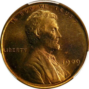 1909 VDB Lincoln Wheat Cent - PCGS MS 65 Red