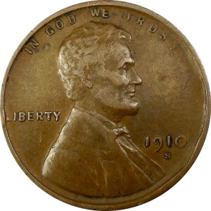 1910-S Lincoln Wheat Cent - XF