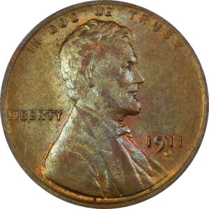 1911-D Lincoln Wheat Cent - AU 58