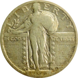 1918-D Standing Liberty Quarter - VG