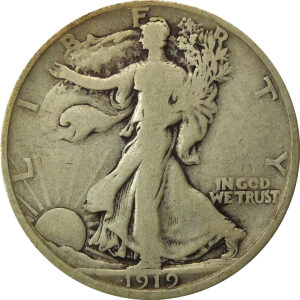 1919-D Walking Liberty Half Dollar - VG