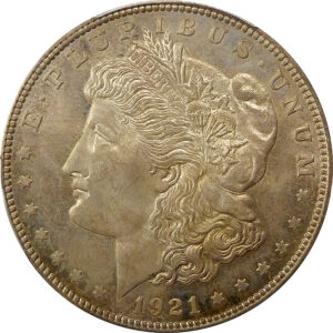 1921 Morgan Silver Dollar - Zerbe Special Strike - PCGS SP 65 - CAC