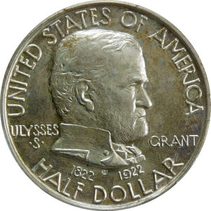 1922 Grant Memorial Commemorative Silver Half Dollar - PCGS MS 64