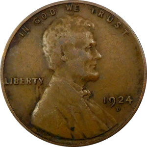 1924-D Lincoln Wheat Cent - VF