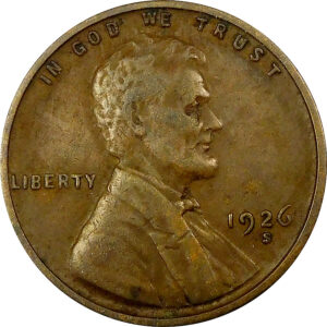 1926-S Lincoln Wheat Cent - XF