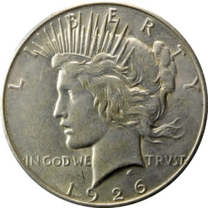 1926-S Peace Silver Dollar - AU #1