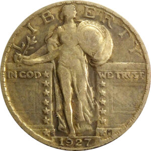1927-S Standing Liberty Quarter - Fine