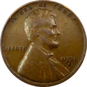 1931-S Lincoln Wheat Cent - XF