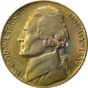 1939-D Jefferson Nickel - MS 63