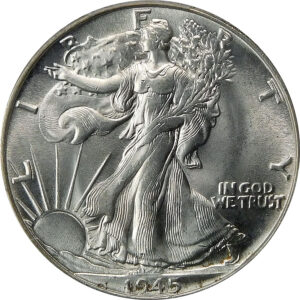 1945 Walking Liberty Half Dollar - PCGS MS 65 - #2