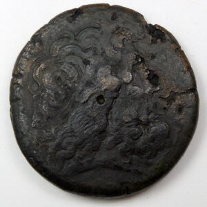 Ptolemaios III (246-222 BC) AE Diobol