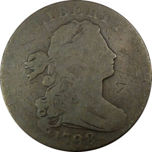 1798 Draped Bust Large Cent - AG 3