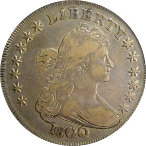 1800 Draped Bust Silver Dollar - PCGS VF 30