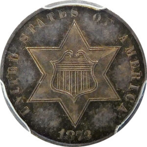 1873 Three Cent Silver - PCGS Proof 64 - CAC