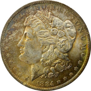 1884-O Morgan Silver Dollar - MS 63