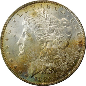 1886 Morgan Silver Dollar - MS 63