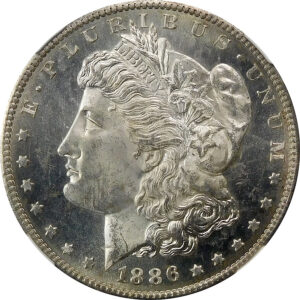 1886-S Morgan Silver Dollar - NGC MS 64