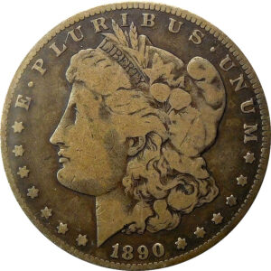 1890-CC Morgan Silver Dollar - VG