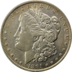 1891-O Morgan Silver Dollar - XF