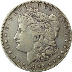 1896-S Morgan Silver Dollar - Fine