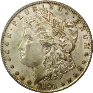 1898-S Morgan Silver Dollar - AU 53