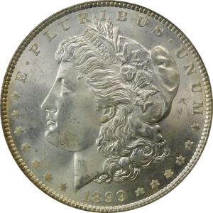 1899 Morgan Silver Dollar - NGC MS 65