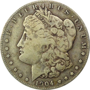 1904-S Morgan Silver Dollar - VG