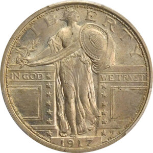 1917 Ty 1 Standing Liberty Quarter - PCGS MS 65 Full Head