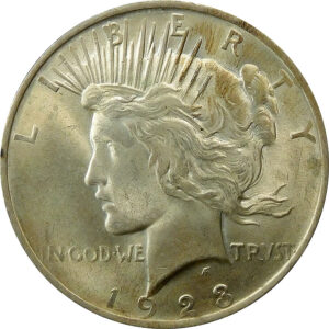 1923 Peace Silver Dollar - MS 63