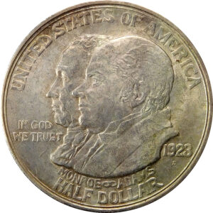 1923-S Monroe Doctrine Centennial Commemorative Silver Half Dollar - MS 63