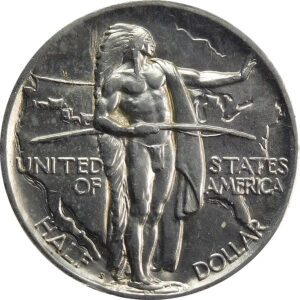 1926-S Oregon Trail Memorial Commemorative Silver Half Dollar - AU