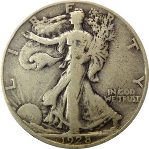 1928-S Walking Liberty Half Dollar - Fine
