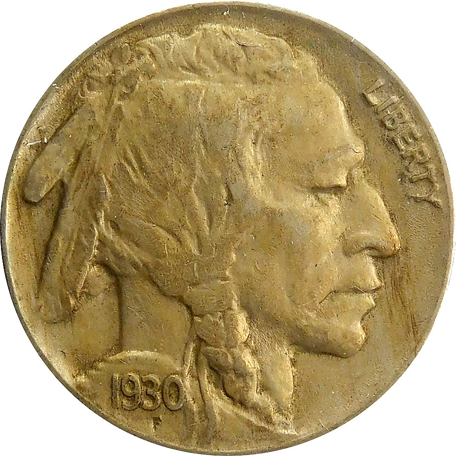 1930 Buffalo Nickel - AU
