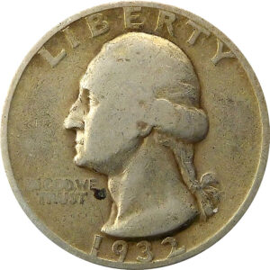 1932-D Washington Quarter - VG