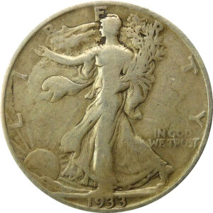 1933-S Walking Liberty Half Dollar - Fine
