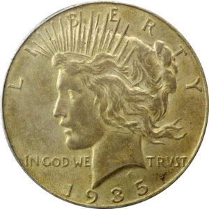 1935-S Peace Silver Dollar - XF