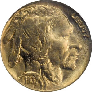 1937-D Buffalo Nickel - NGC MS 66